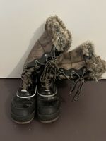 Warme Winterstiefel Gr. 40 mit Fellrand, Top Zustand!