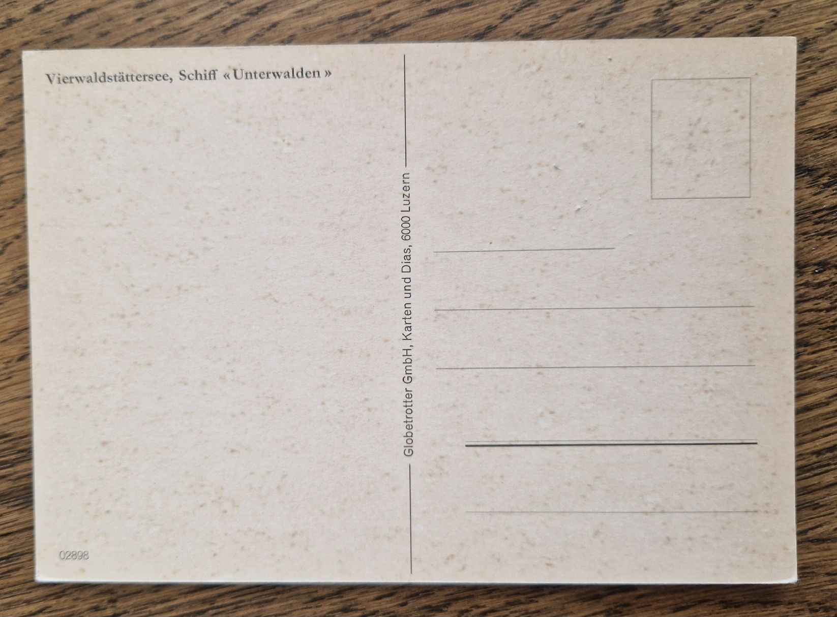 Cartoline postali: Dampfschiff Unterwalden – Usato da Ebikon venduto da Donar50 1
