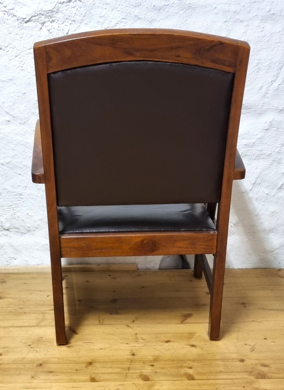 Poltrone: Macabane "Eris" Leder Sessel im Kolonialstil – Usato da Bern venduto da ros_v7ry 3