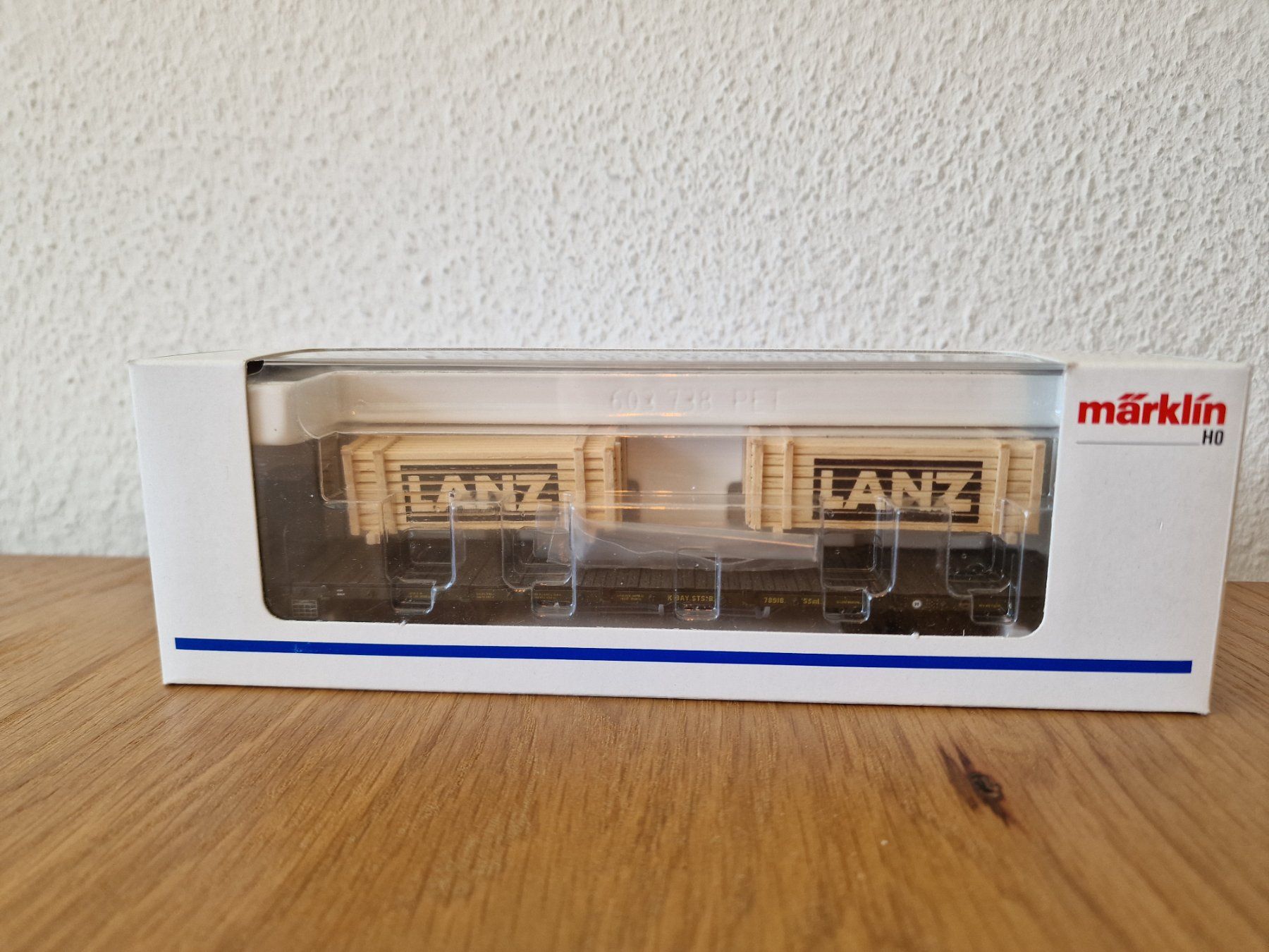 Märklin Modellini di ferrovie: Flachwagen mit Ladegut H0 – Usato da Matten b. Interlaken venduto da lor_hr9w 4