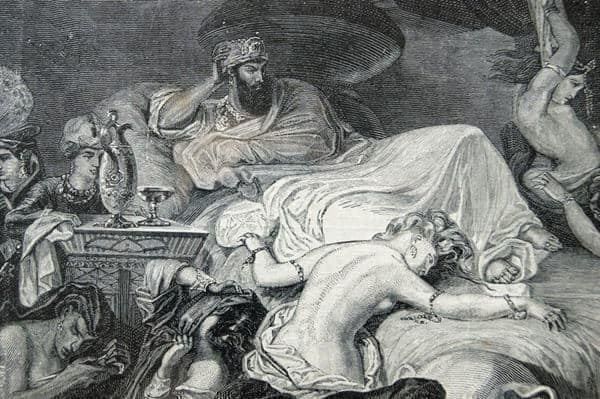 Incisioni: Sardanapale - nach Eugène Delacroix – Usato da Geroldswil venduto da ARTEFACTO 3