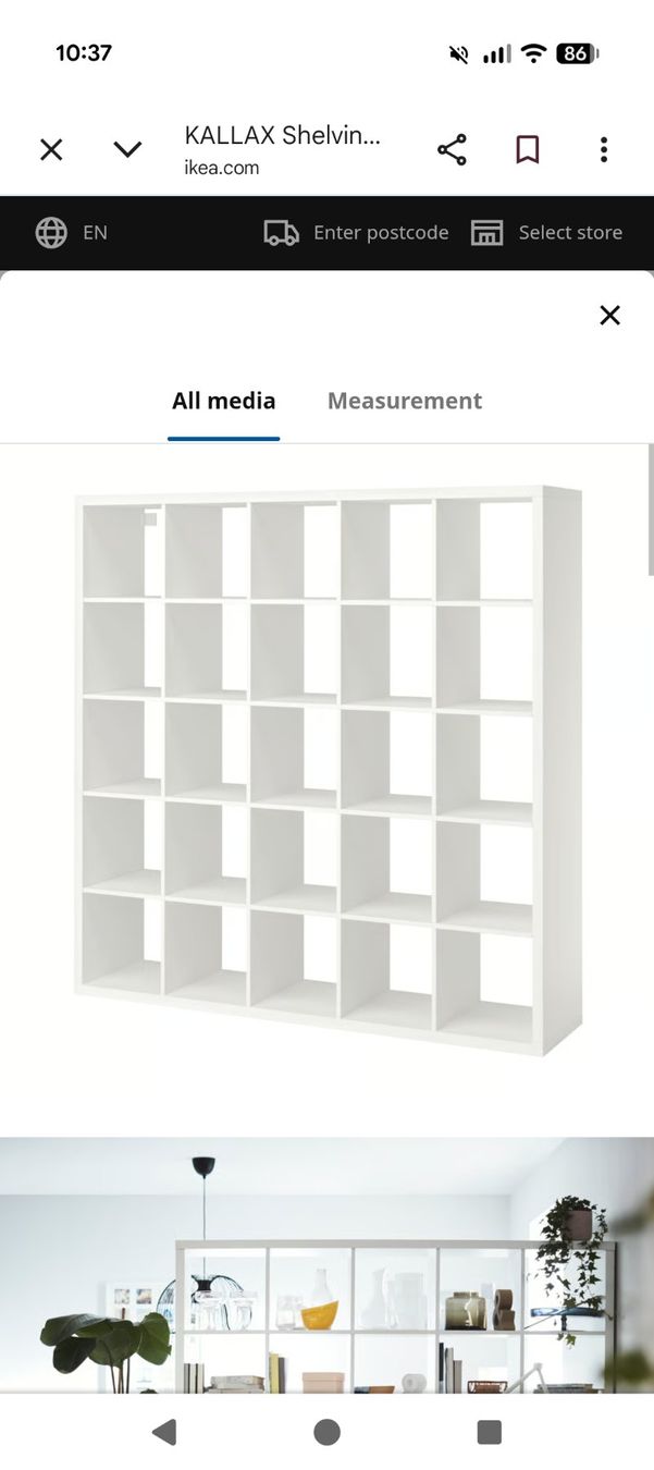 Ikea Scaffali: KALLAX Shelving unit, white, 182x182 cm – Usato da Adliswil venduto da bin_kg6n