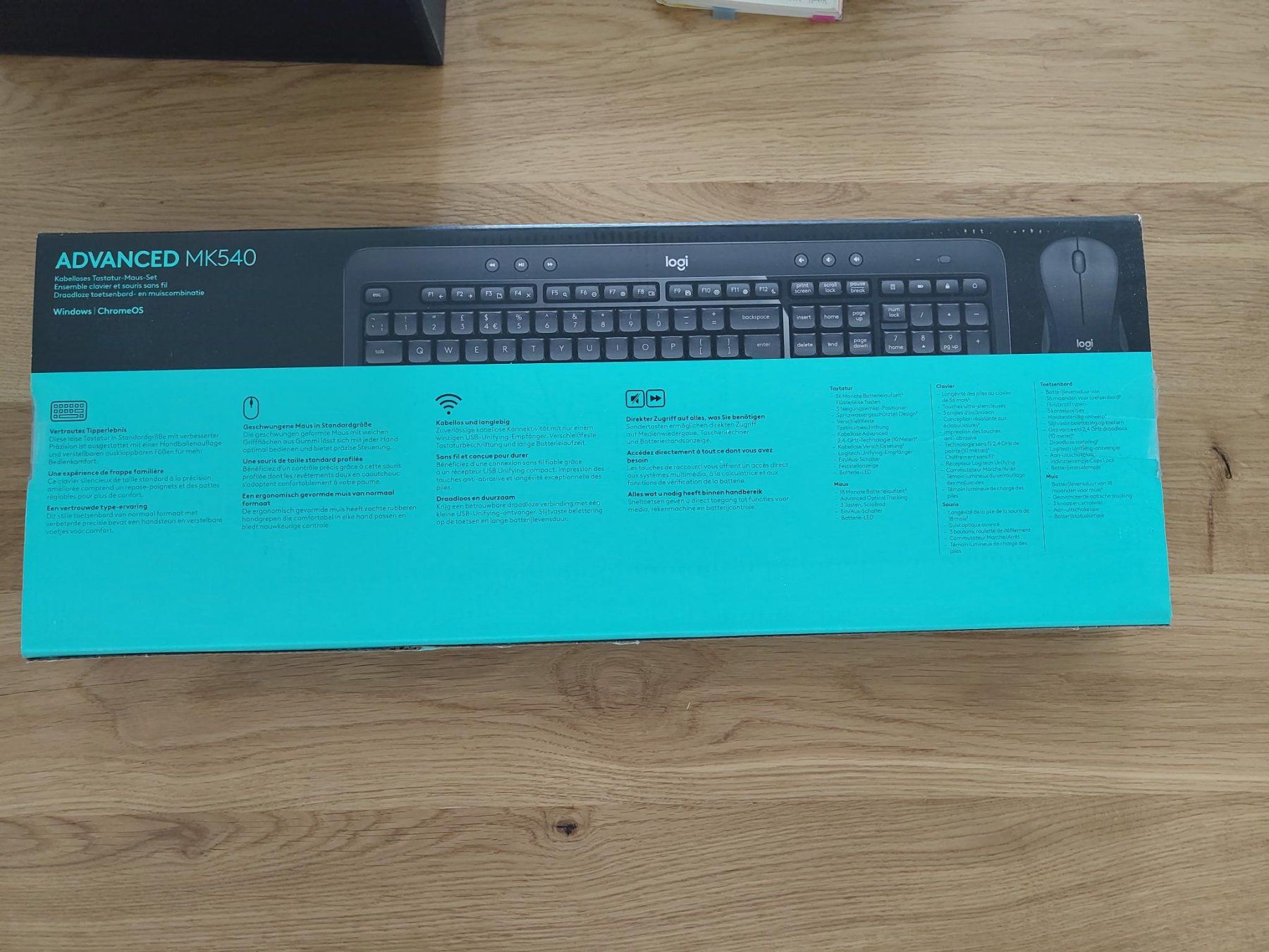 Logitech Tastiere: Logitech ADVANCED MK540 Tastatur Maus Set neu – Nuovo e nell'imballaggio originale da Zürich venduto da ale_7k2j 7