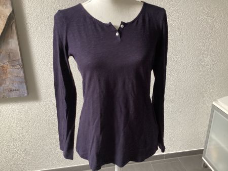 Marc O’Polo Damen Langarmshirt dunkelblau Gr. M top Zustand