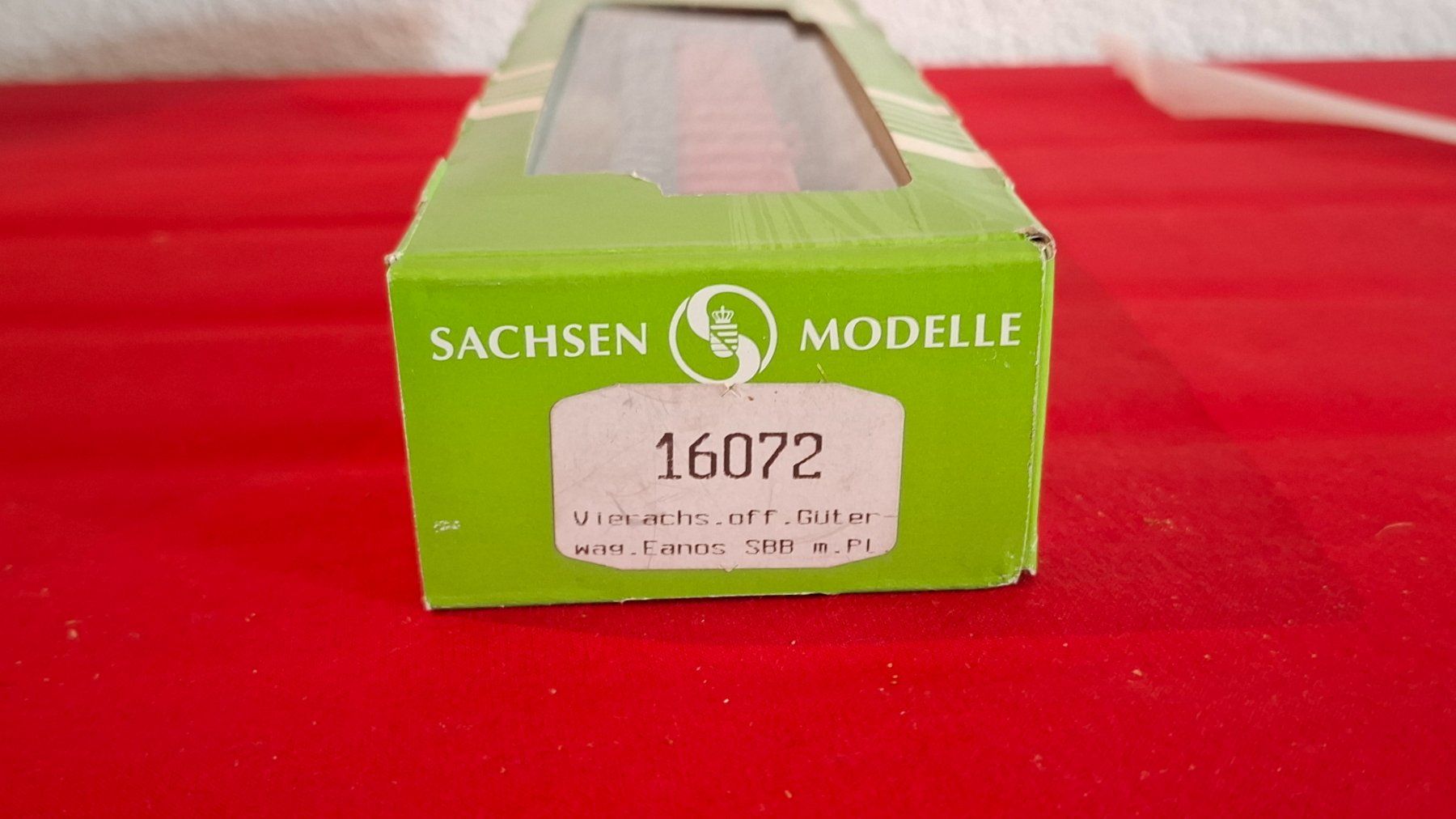 Modelleisenbahnen: Sachsenmodelle : Eanos rosa mit Abdeckplane, DC – Gebraucht aus Märwil von Siebenzipfel 1
