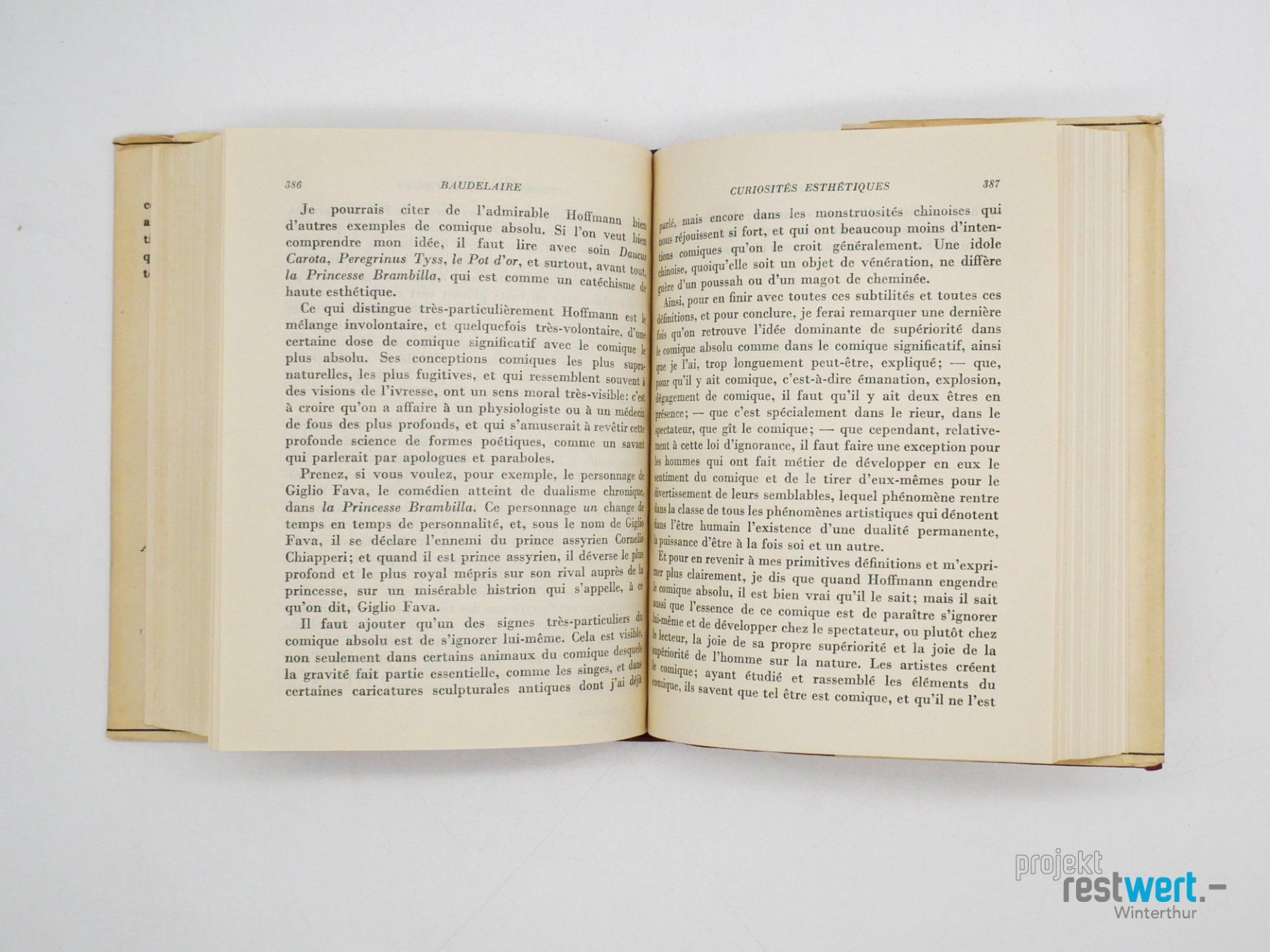 Libri: CHARLES BAUDELAIRE -  Curiosités esthétiques – Usato da Winterthur venduto da Restwert_Winterthur 6