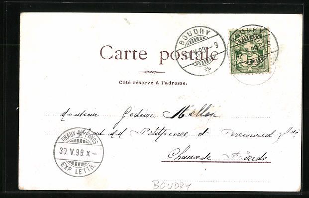 Cartoline postali: Boudry, Creux du Van, Ferme Robert et Ro – Usato da Berlin venduto da bartko-reher 1