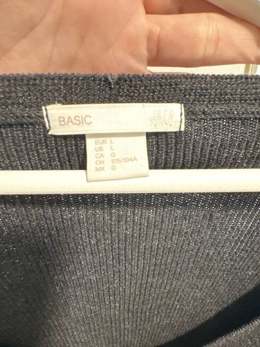H&M Maglioni & Felpe: H&M Basic Strickpullover, Grau, Gr. L – Herbst/Winter Look! – Nuovo (secondo la descrizione) da Luzern venduto da val_z5jn 2