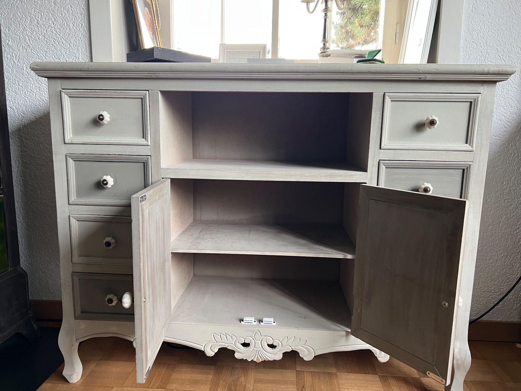 Kommoden: Clayre&Eef Kommode/Buffet/Sideboard Landhausstil, 111x85 cm – Gebraucht aus Stäfa von fas_68jf 1
