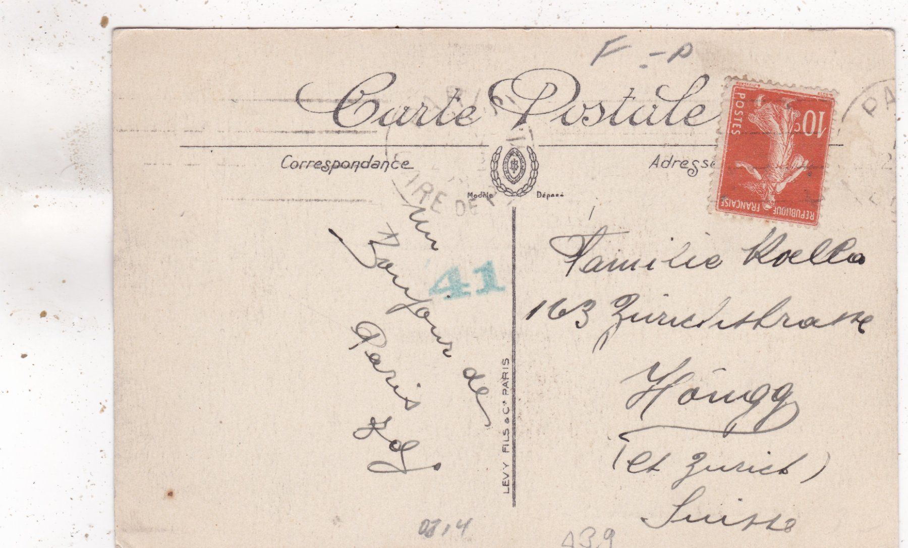 Cartoline postali: Frankreich Paris Le Pont Alexandre  LL – Usato da Herisau venduto da Lisegrat2008 1