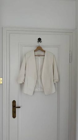 Kurzer Blazer, weiss, XS