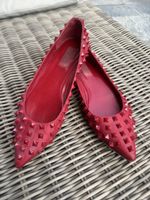 Rote Valentino Schuhe mit Nieten, Grösse 39.5
