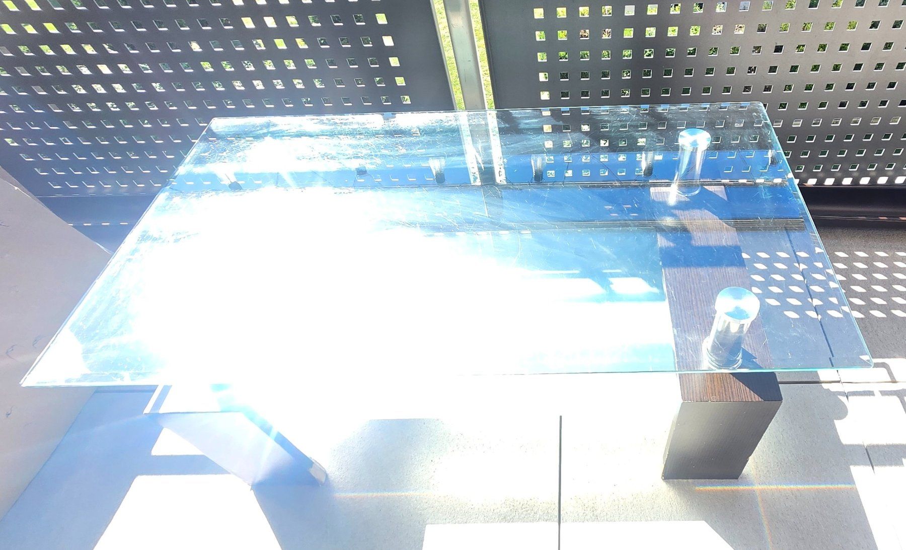 Tische: Table basse moderne en verre transparent – Gebraucht aus Collombey von pie_v5pv 5