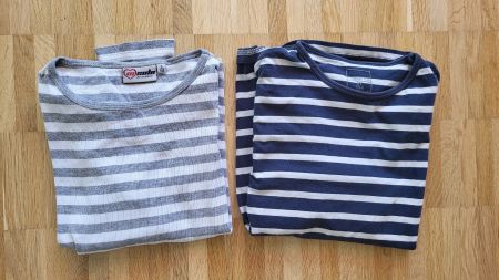 2 Langarmshirts, Gr. 134
