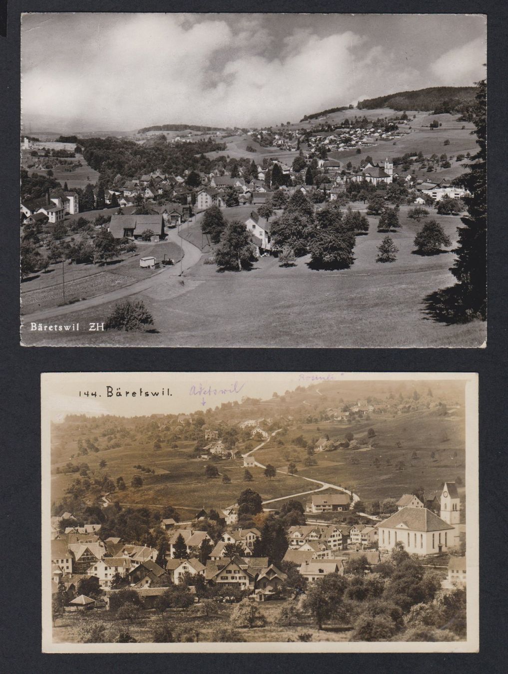 Cartoline postali: Bäretswil  ZH   -   3 alte Ansichtskarten – Usato da Vitznau venduto da Ropaku