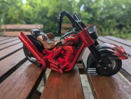 Biker Mice Throttle CHROMATOMIUM BIKE Martian Monster red