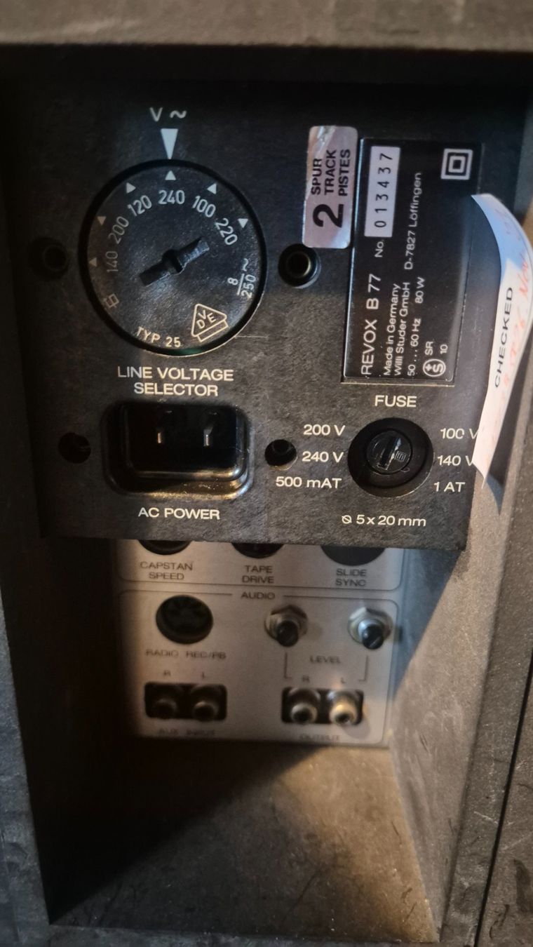 Revox Apparecchi a nastro: Revox B77 – Usato da Widnau venduto da Samael_5 1
