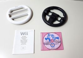 Mario Kart mit 2 Lenkrad Nintendo Wii