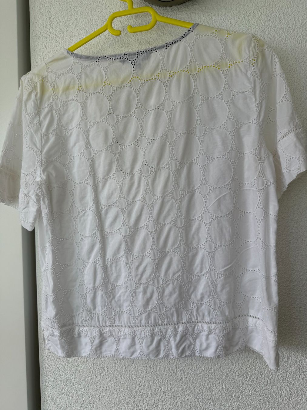 Tommy Hilfiger Camicette: Tommy Hilfiger Sommerbluse Weiss Spitze, Grösse M – Usato da Hohenrain venduto da murmelinchen25 2