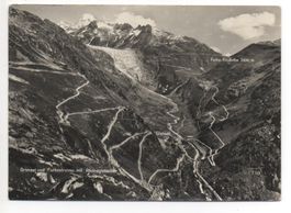 GLETSCH Grimsel- und Furkastrasse mit Rhonegletscher