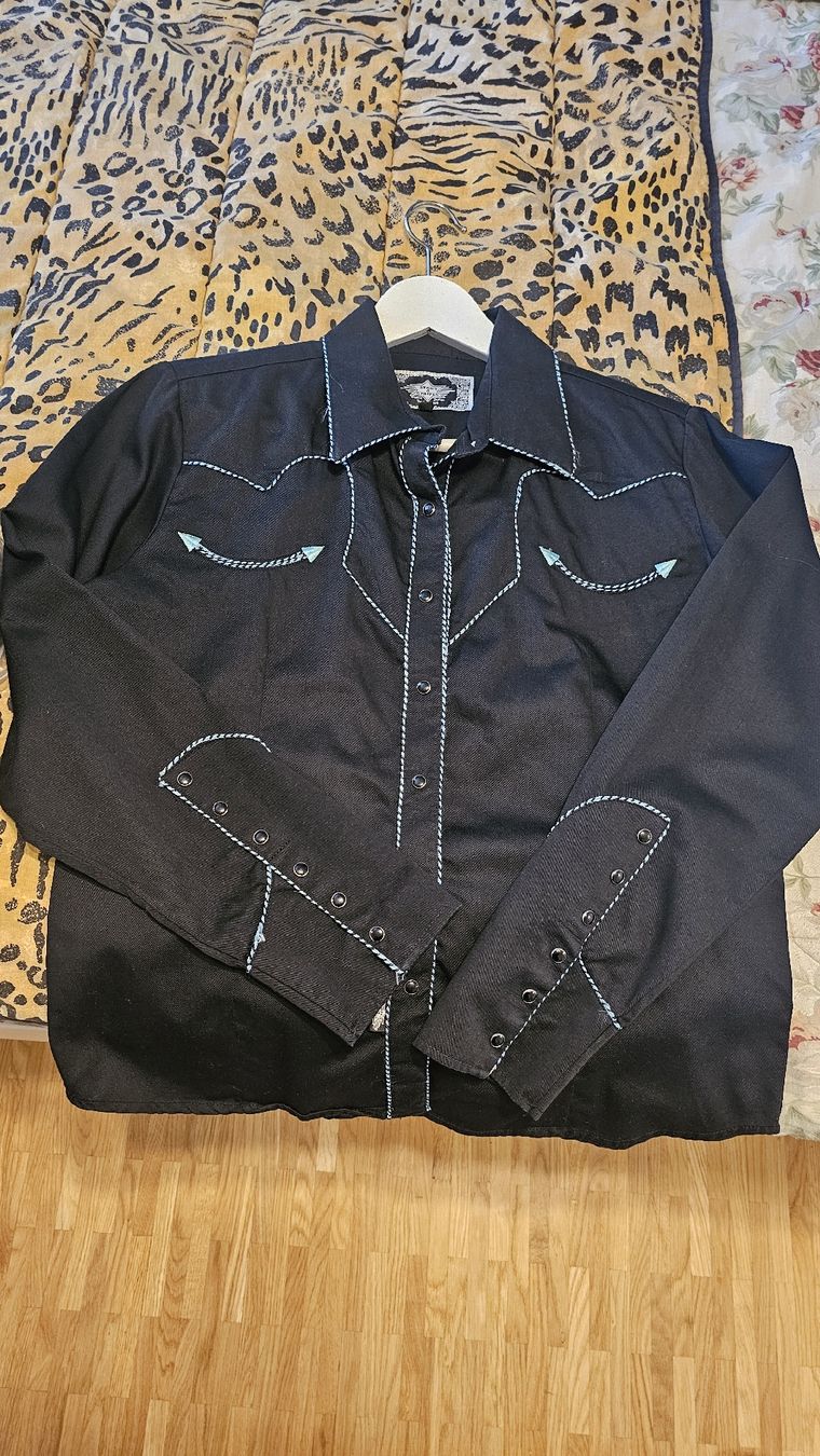 Blusen: Western Damenhemd – Gebraucht aus Gross von Razzo75