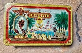 Antike Blechdose Zigaretten KHEDIVE Excuisit