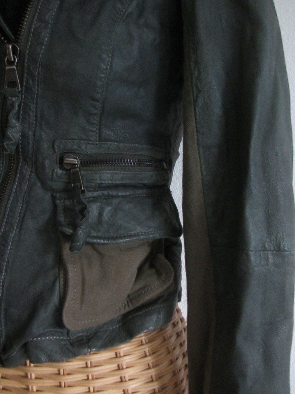 Jacken: SET - Lederjacke petrol-grau 34 – Gebraucht aus Zürich von Diazaio 2