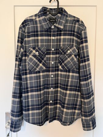 Brixton Bowery Flannel Shirt - Men's Medium - Excellent!