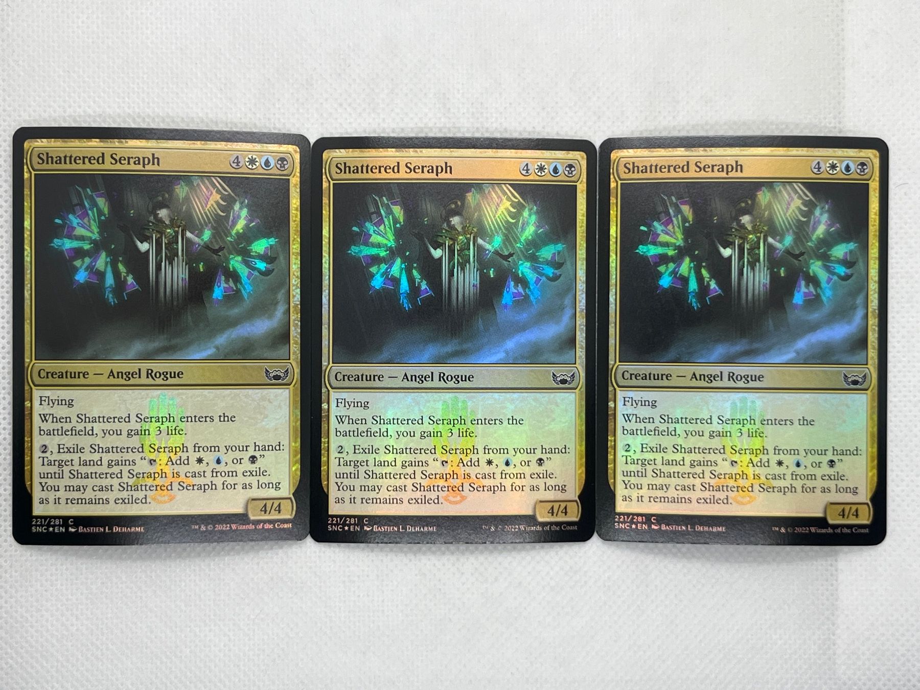 Magic The Gathering Sammelbilder & Trading cards: Magic: The Gathering - Shattered Seraph Foil 3er Set! – Gebraucht aus Hinterkappelen von Kim1992