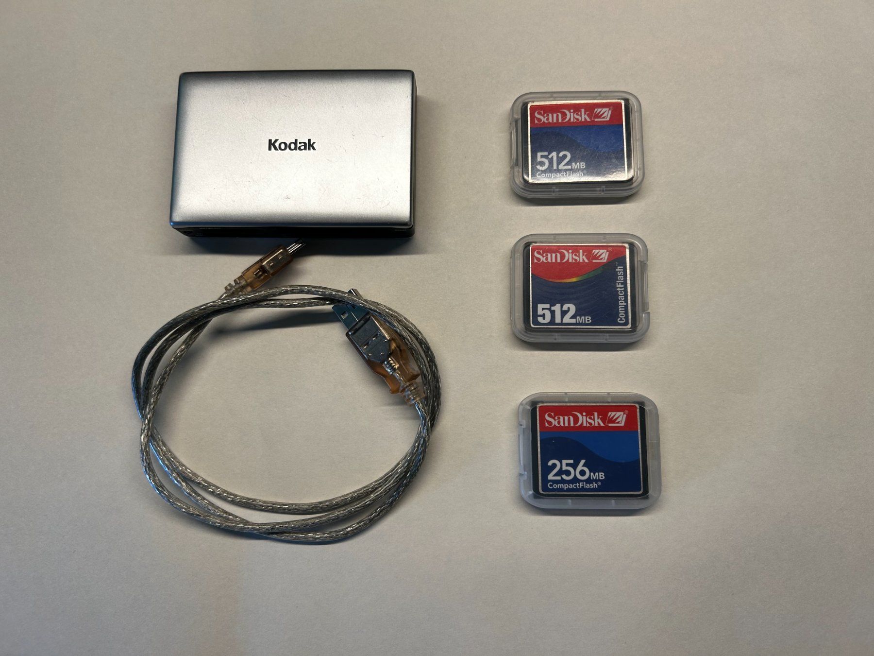 Sandisk Speicherkarten: Compact Flash von SanDisk und Card Reader Kodak – Gebraucht aus Luzern von
