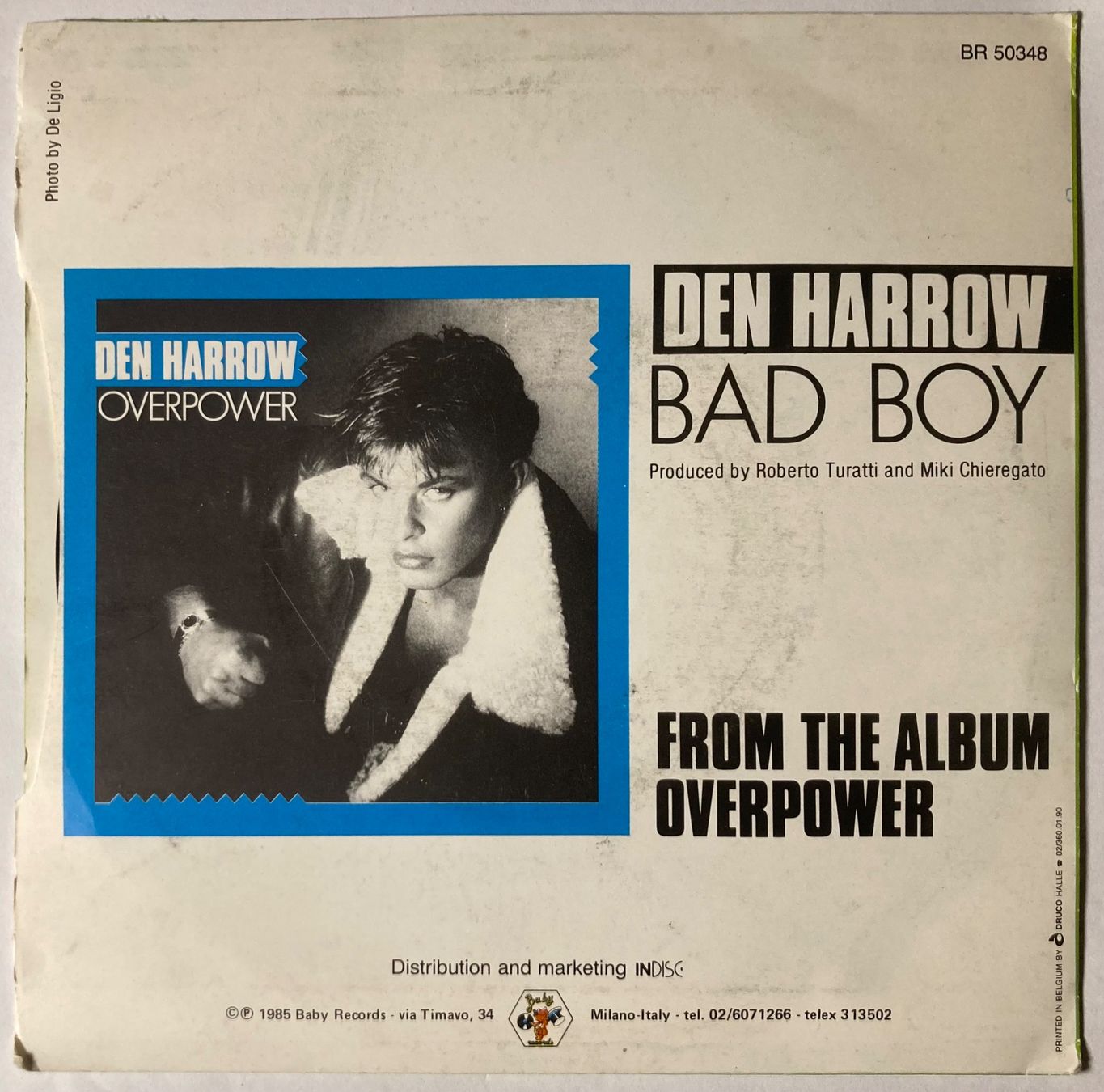 Dischi in vinile: DEN HARROW - BAD BOY – Usato da Poliez-Pittet venduto da Newtown-Records 1