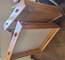 Flexa Unterbett Schubladen aus Holz mit Rollen, 2 Stück