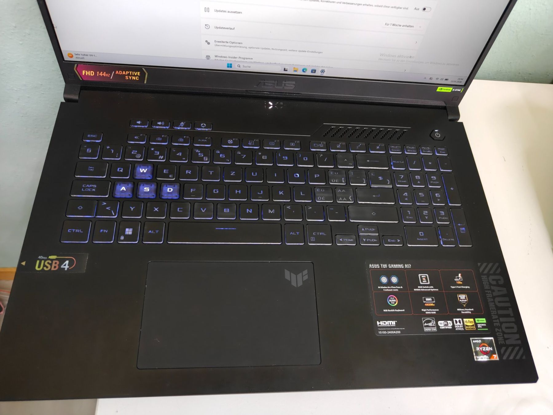 Asus Notebook: Gaming Asus TUF A17 1TB   Ab 400.Fr – Usato da Solothurn venduto da Electronic.3 2