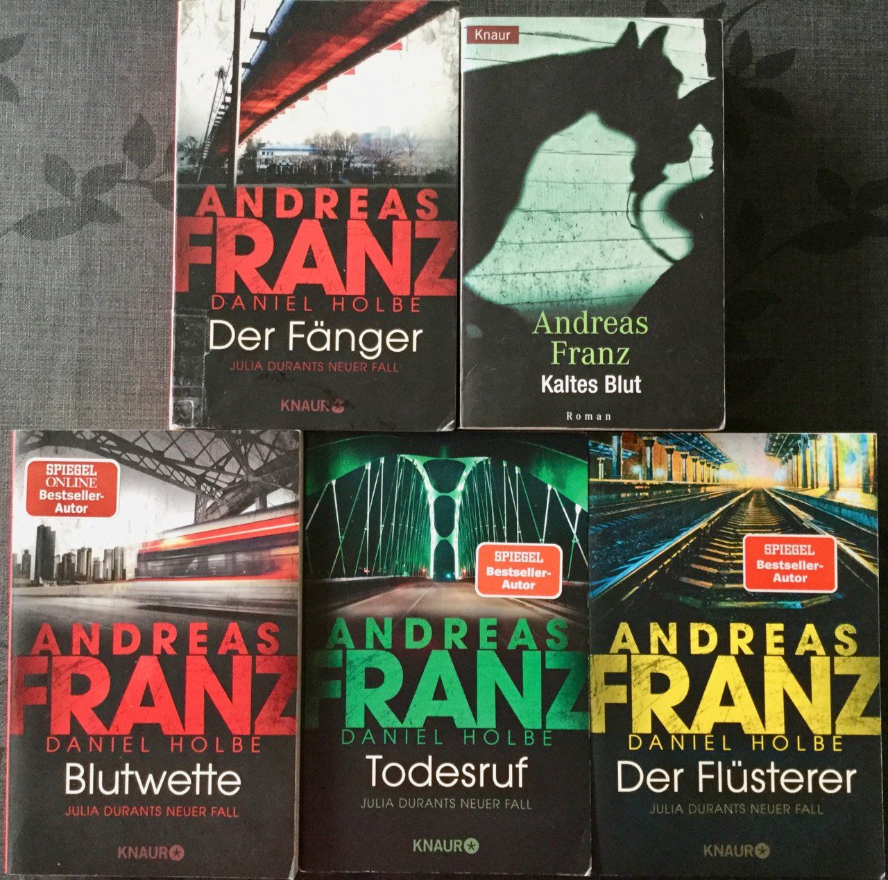 Libri: 5 Bücher von Andreas Franz – Usato da Bremgarten b. Bern venduto da .Anita.