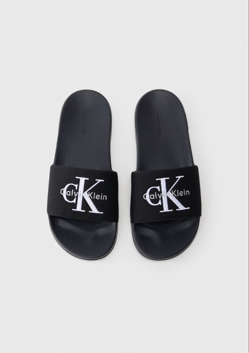 Calvin Klein Scarpe da uomo: Calvin Klein Mules - triple black – Nuovo e nell'imballaggio originale da Urtenen-Schönbühl venduto da Big.sanad