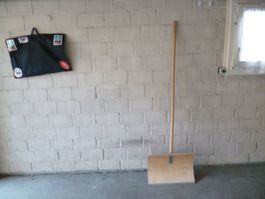 Schneeschaufel-Sperrholz mit Schutzkante, Breite 50cm
