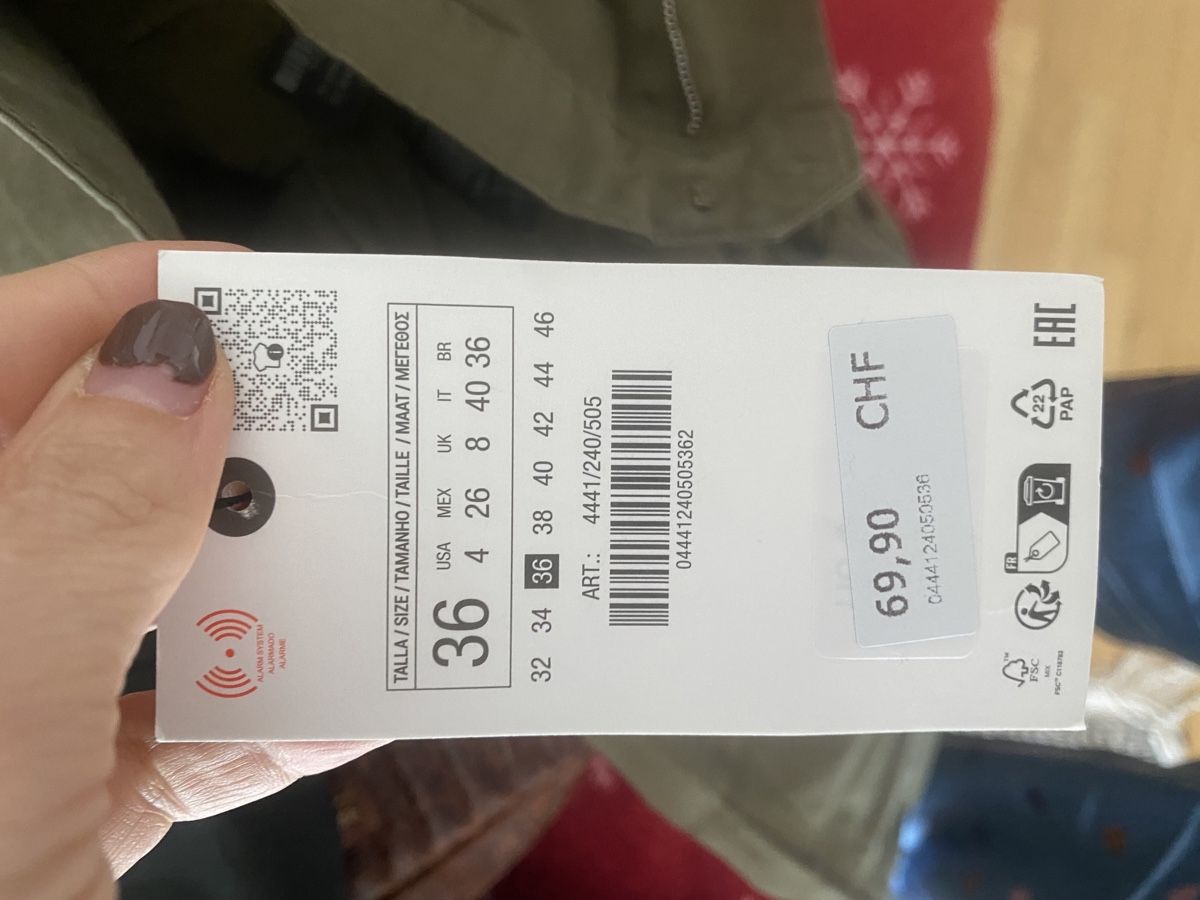 Zara Pantaloni: pantalon kaki zara – Nuovo e nell'imballaggio originale da Versoix venduto da wen_75xm 5