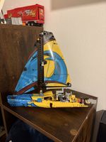 LEGO Technic Voilier 42074 jaune bleu bon état