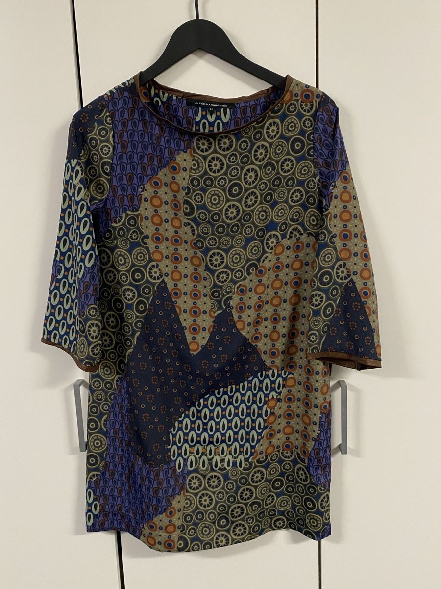 Vestiti: Kleid Tunika la fée marabouté Gr. 40 – Usato da Biel-Benken BL venduto da PANORMUS