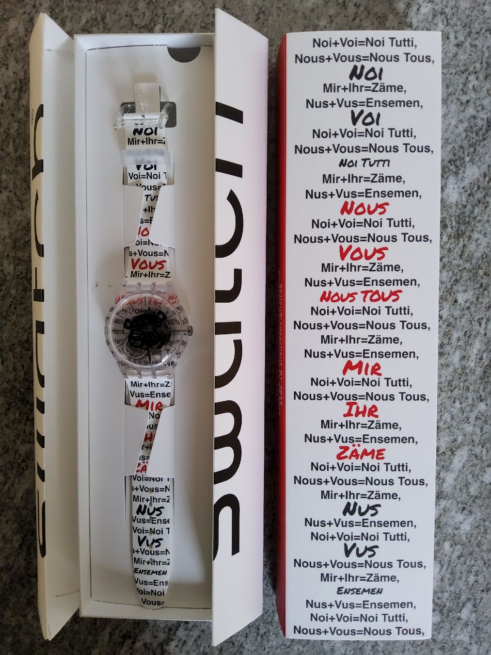 Swatch Orologi: Swatch Aktionärsuhr – Nuovo e nell'imballaggio originale da Niederbipp venduto da donaldo11
