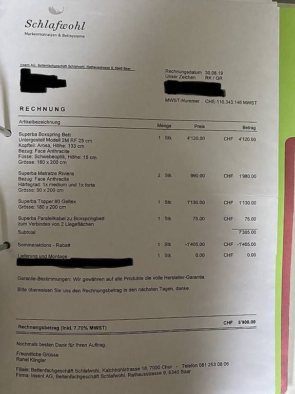 Boxspringbett 180x200cm elektrisch verstellbar von Superba (Gebraucht ...