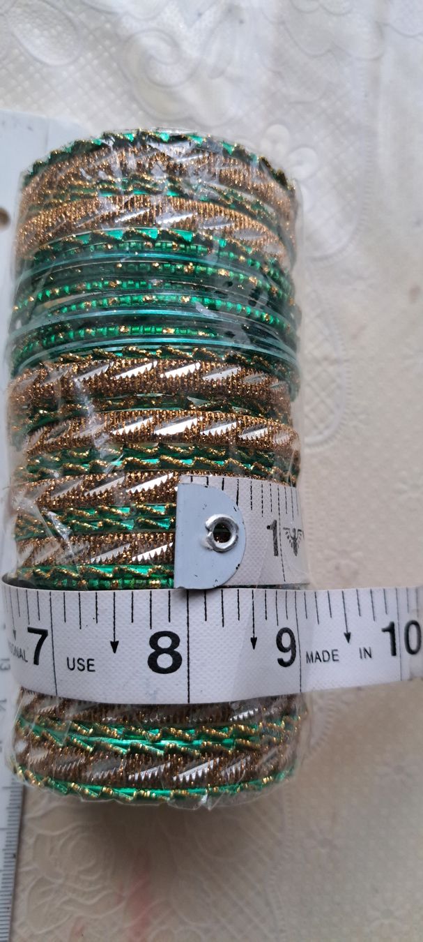 Bracelets: Bangle set green and gold new – Neuf (Voir description) à Bern par mahilini 4