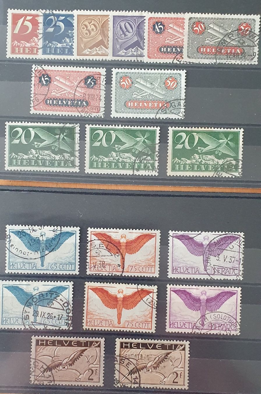 Stempel: Lot Flugpostmarke, sauber Gestempelt – Gebraucht aus Kreuzlingen von Rschweiz1