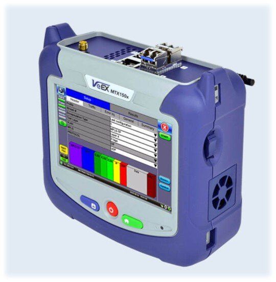 Misurare: VeEX Ethernet Netzwerk Tester MTX150x – Usato da Rotkreuz venduto da mesomatic