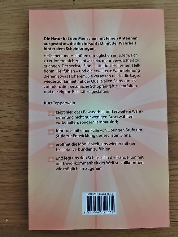 Bücher: Kurt Tepperwein, Intuition, Hellsehen und Hellhören – Gebraucht aus Lachen SZ von Wunhas 1