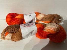 1Knäuel Handgefärbtes Lace Garn Pascuali