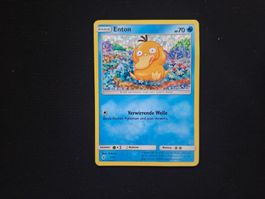 Pokémon Karte Enton 2/12 Basis Deutsch mässiger Zustand