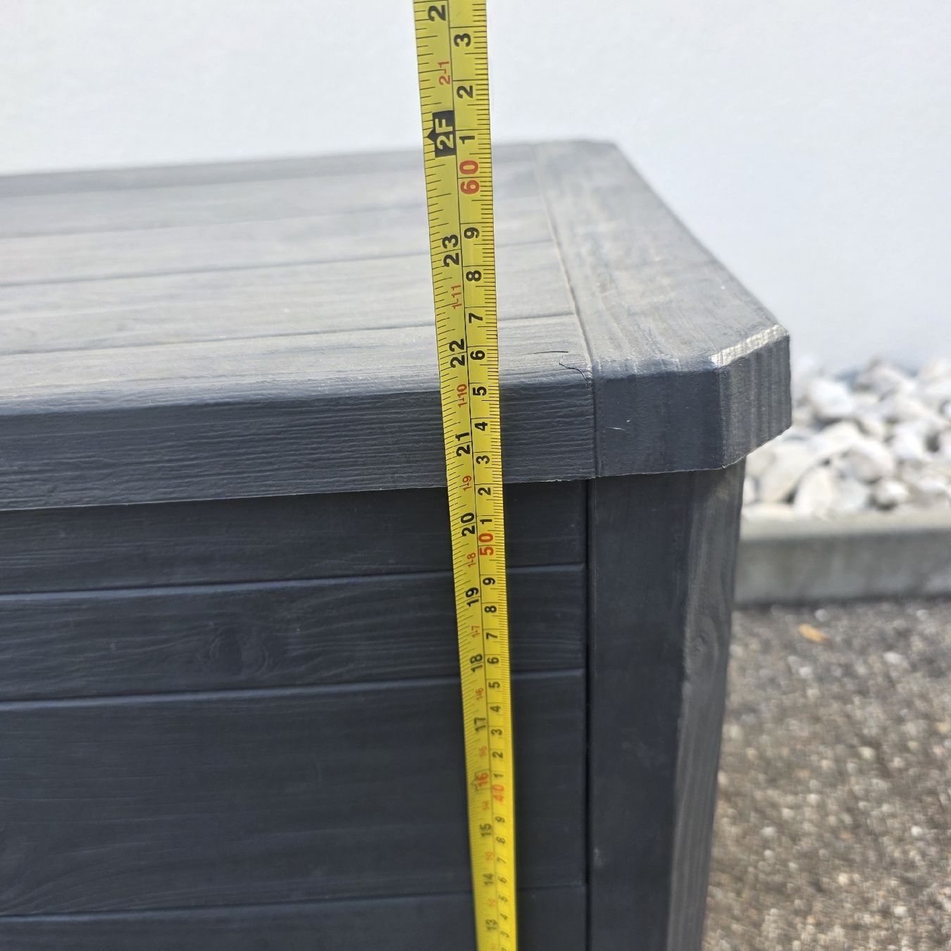Coffres de rangement: Gartenbox Aufbewahrungsbox Kunststoff Anthrazit  – D'occasion à Rheinsulz par Gilea 6