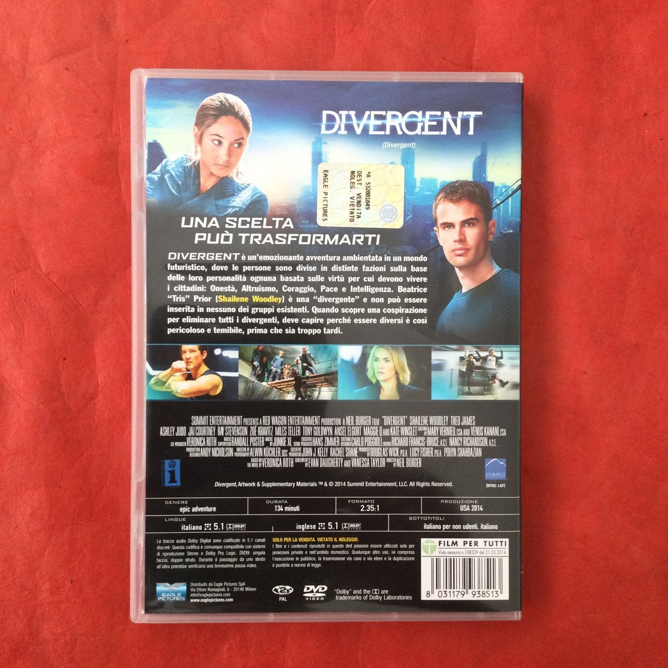 Tutti i DVDs: DVD Divergent. Neil Burger. – Usato da S. Pietro venduto da bro_jjl9 1
