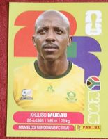 Fussball Sticker KHULISO MUDAU MAMELODI SUNDOWNS FC PANINI